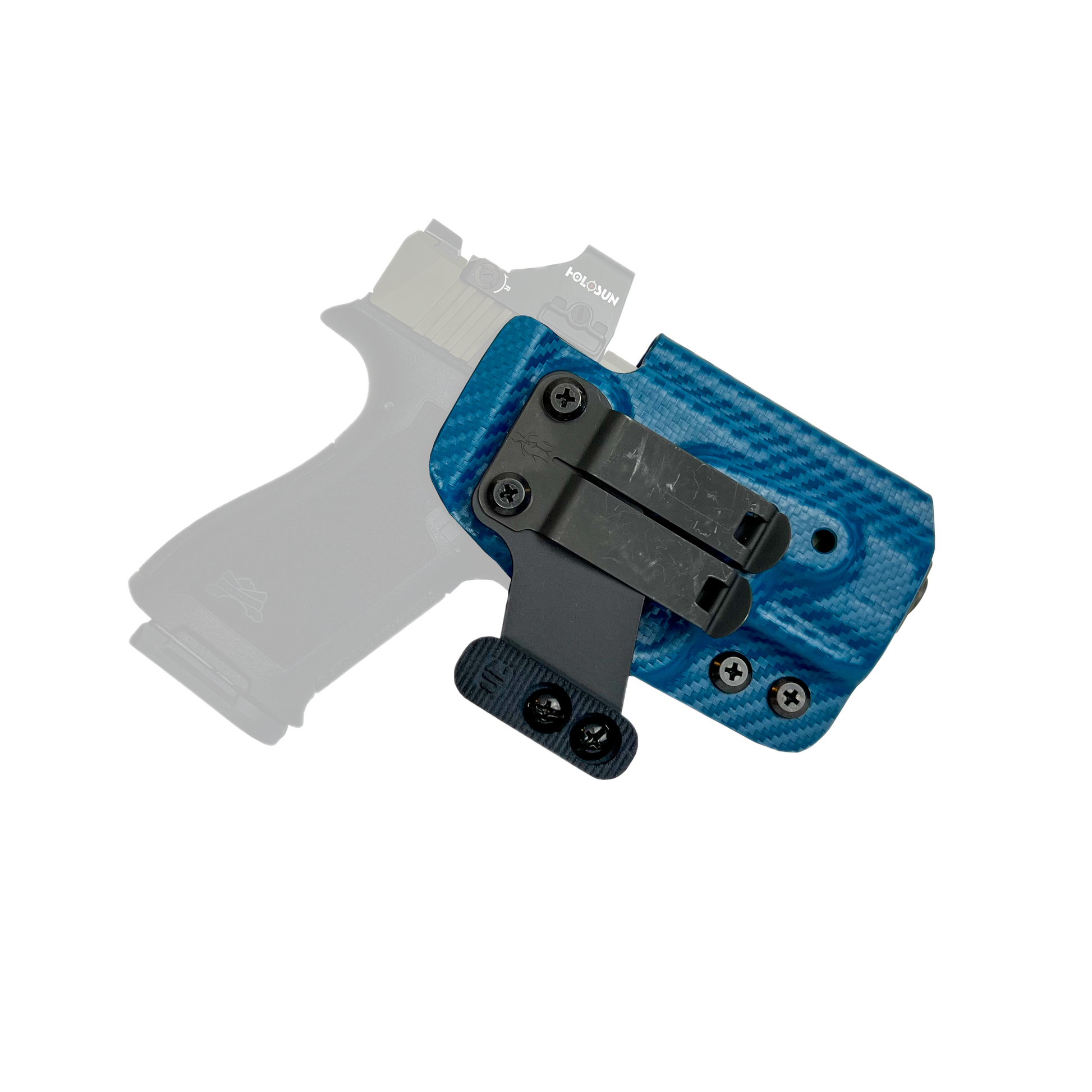 PSA Dagger Micro Holster Jade Blue Carbon Fiber